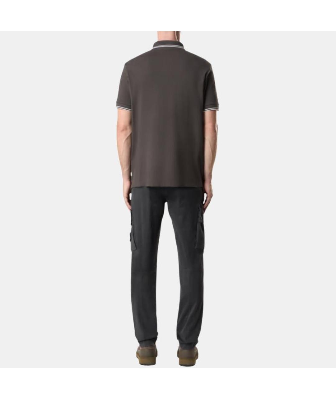 STONE ISLAND Серые брюки чинос, фото 4