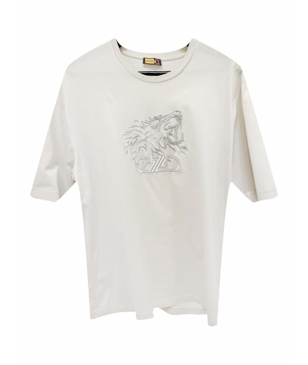 ZILLI Серая хлопковая футболка, фото 1