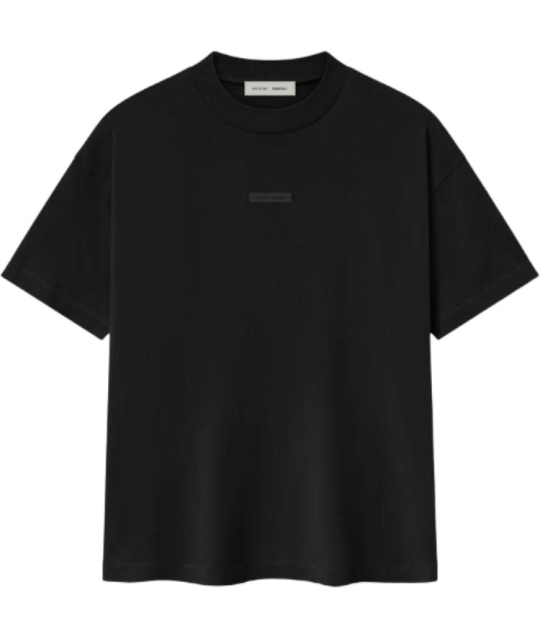 FEAR OF GOD ESSENTIALS Черная хлопковая футболка, фото 1