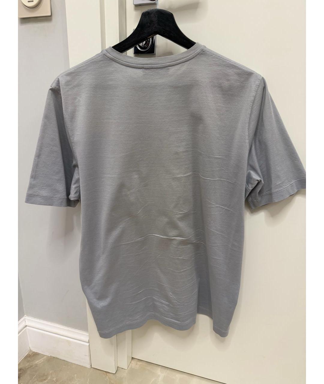 ZILLI Серая хлопковая футболка, фото 2
