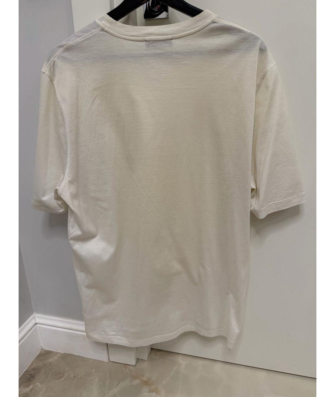 ZILLI Бежевая хлопковая футболка, фото 2