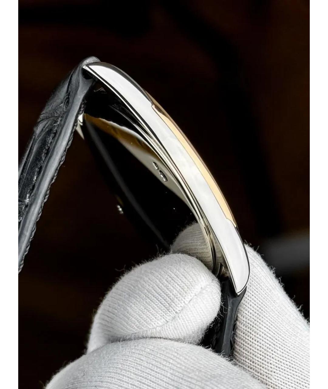 ROLEX Черные часы из розового золота, фото 4