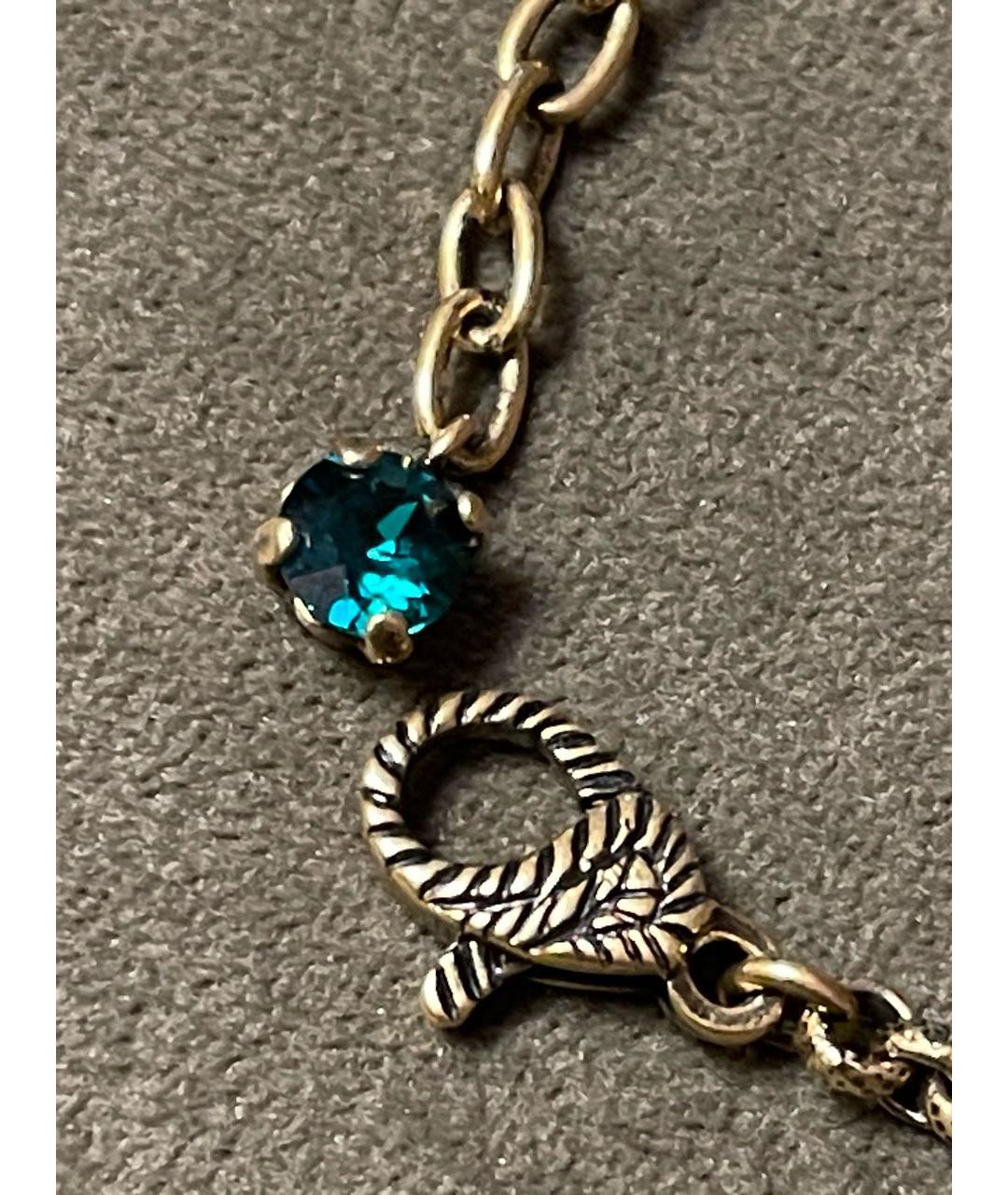 GUCCI Бордовый металлический браслет, фото 4