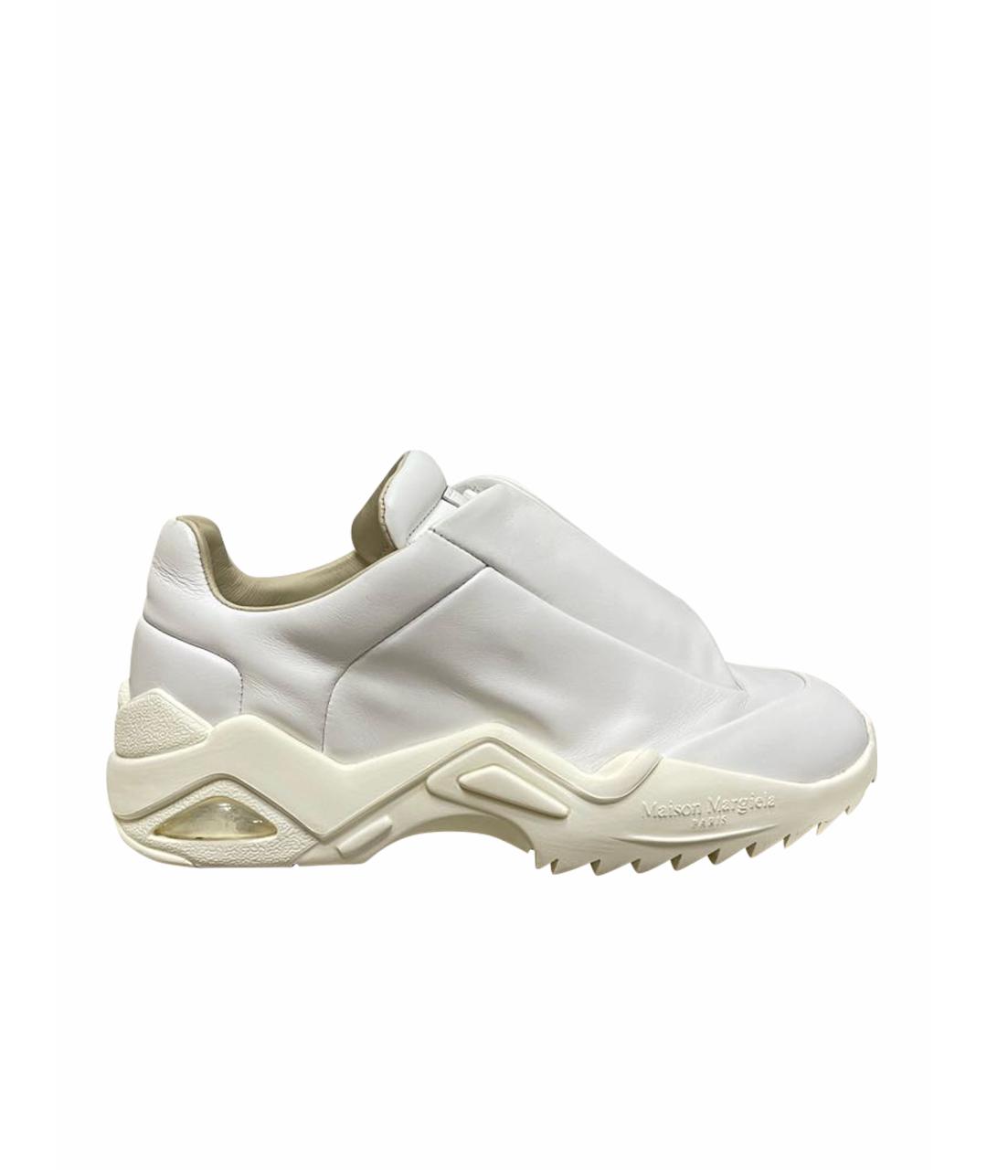 MAISON MARGIELA Белые низкие кроссовки / кеды, фото 1