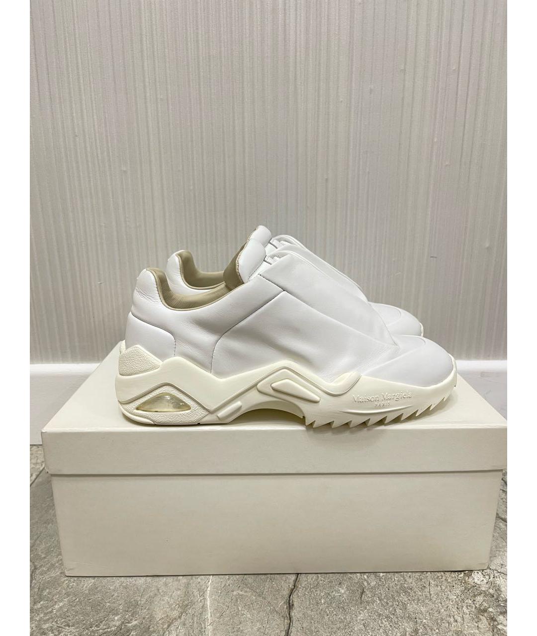 MAISON MARGIELA Белые низкие кроссовки / кеды, фото 6