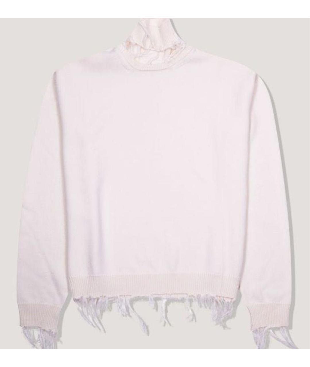 VETEMENTS Бежевый шерстяной джемпер / свитер, фото 8