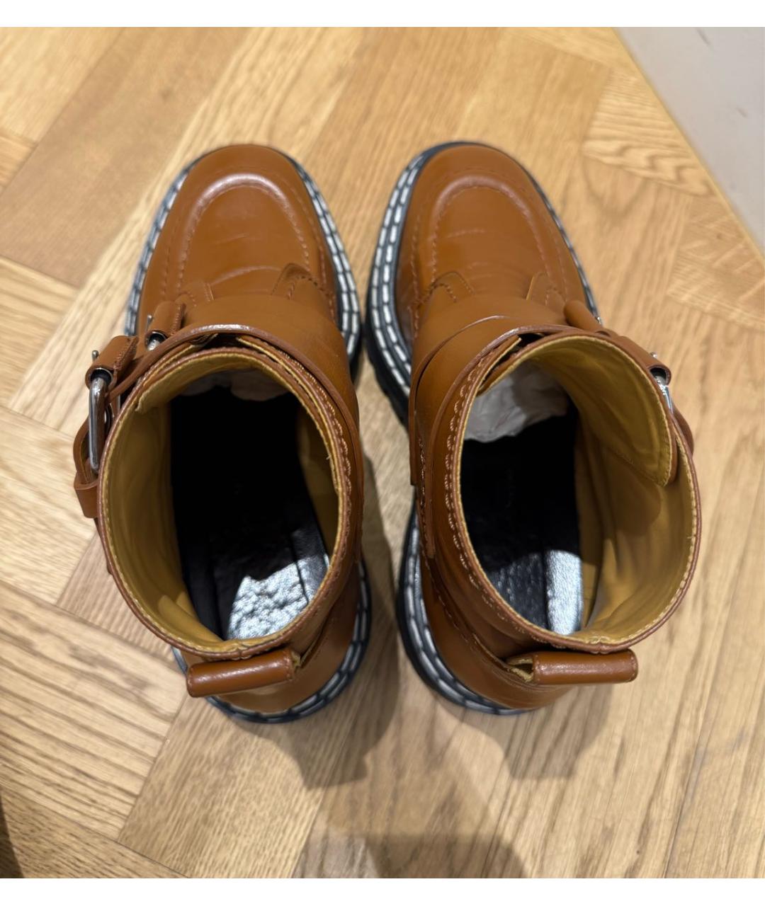 PROENZA SCHOULER Коричневые кожаные ботинки, фото 3