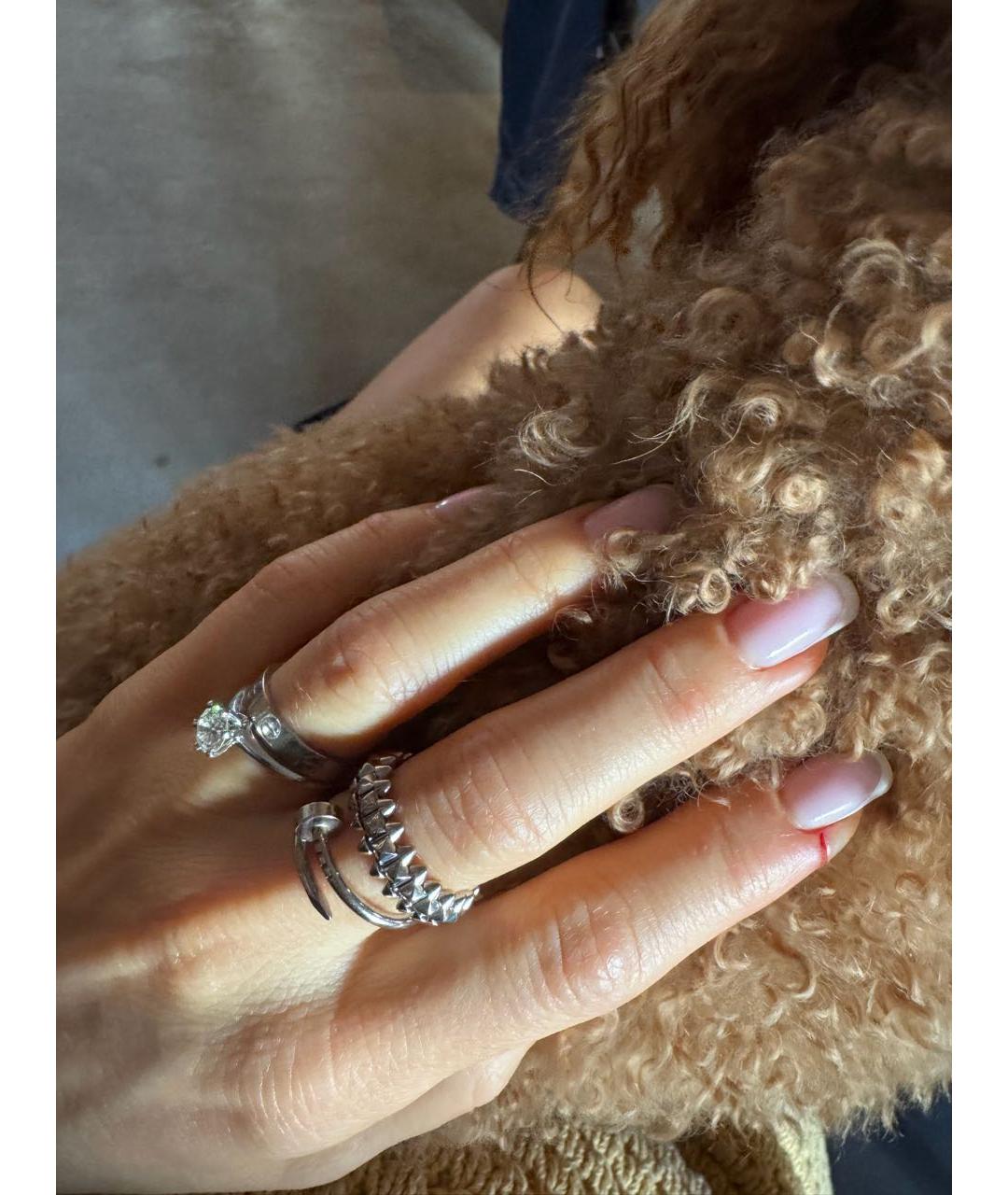 CARTIER Серебряное кольцо из белого золота, фото 4