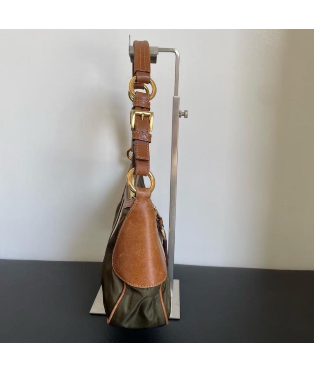 PRADA Хаки сумка через плечо, фото 4