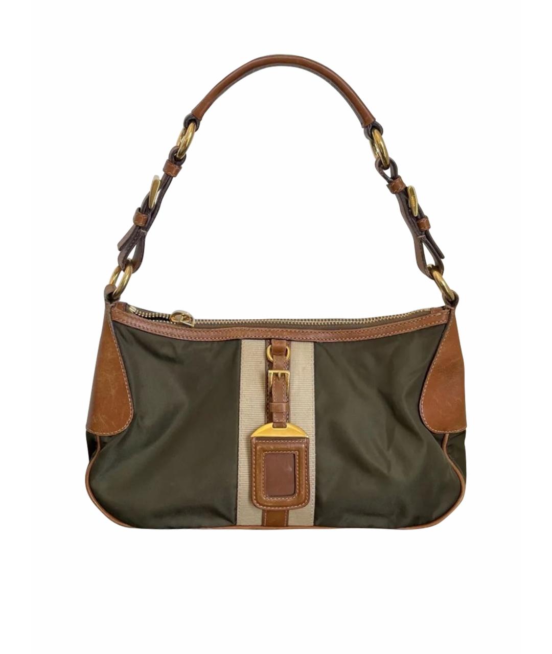 PRADA Хаки сумка через плечо, фото 1