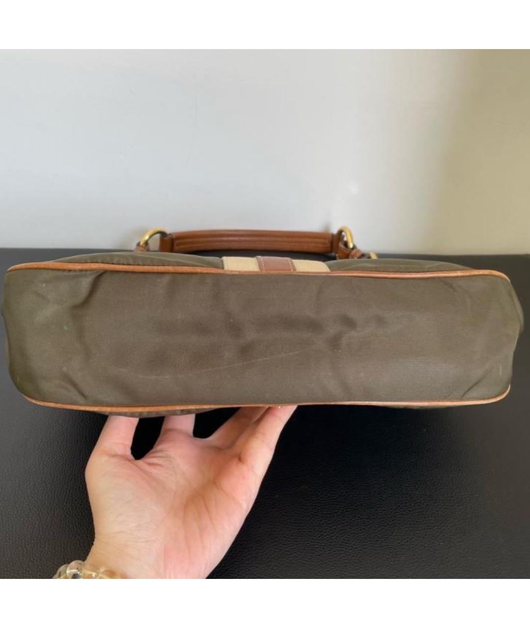 PRADA Хаки сумка через плечо, фото 7