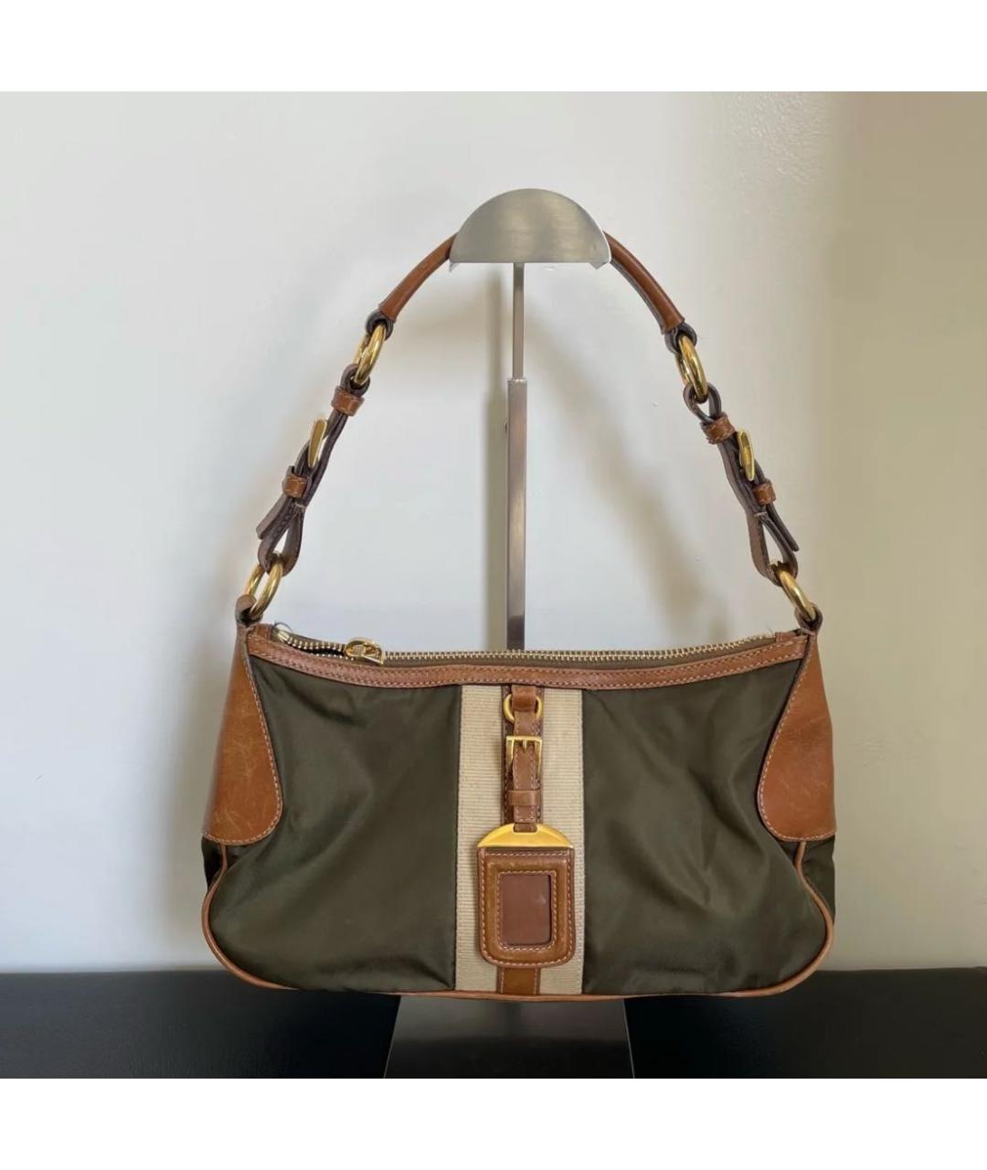 PRADA Хаки сумка через плечо, фото 9