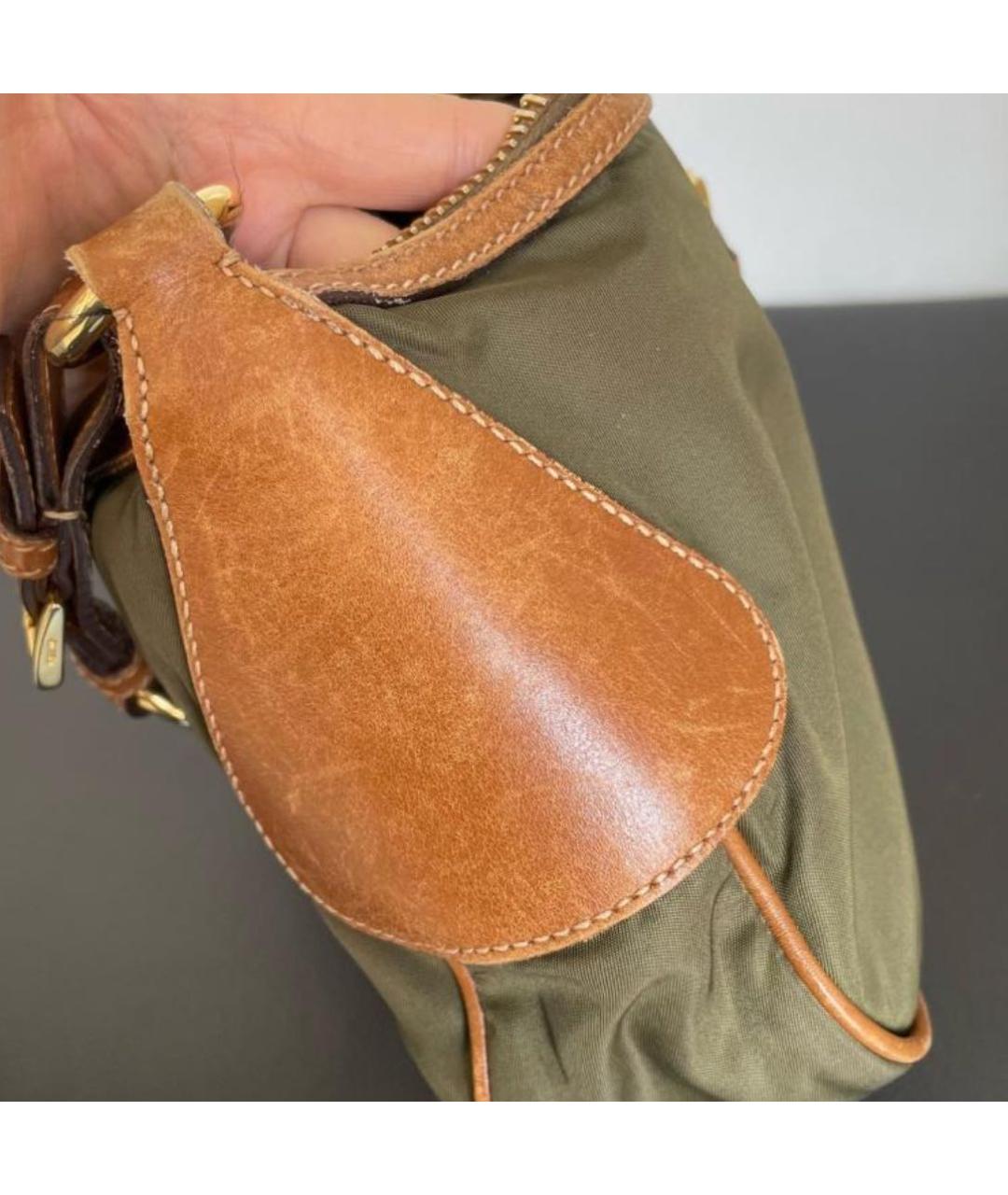PRADA Хаки сумка через плечо, фото 5