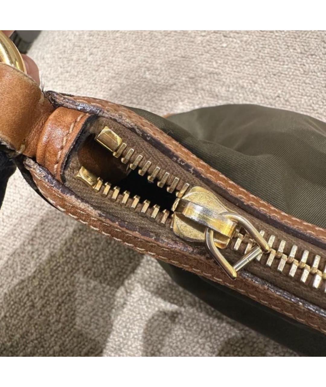 PRADA Хаки сумка через плечо, фото 6