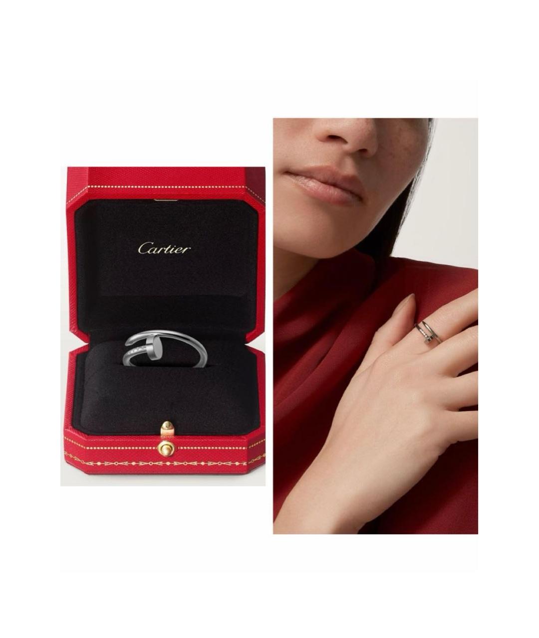 CARTIER Серебряное кольцо из белого золота, фото 2