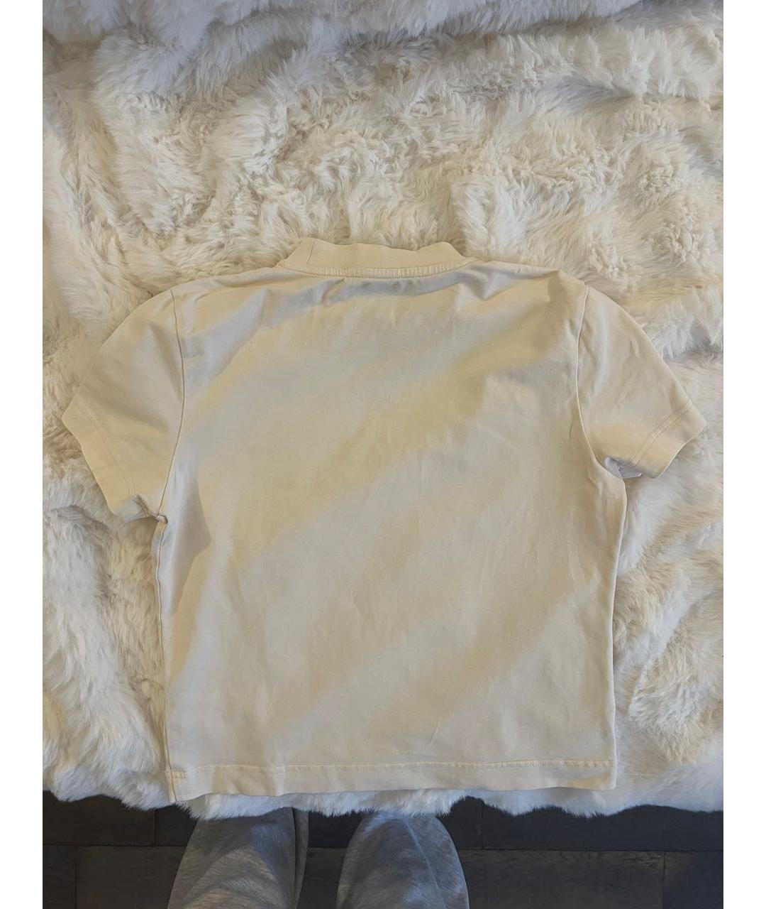 JACQUEMUS Бежевая хлопковая футболка, фото 2