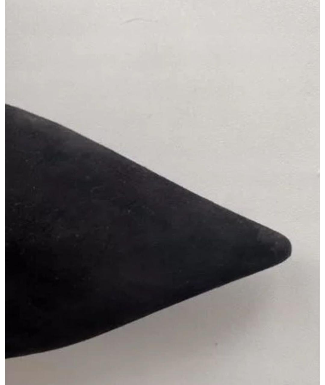 CASADEI Черные замшевые ботфорты, фото 2