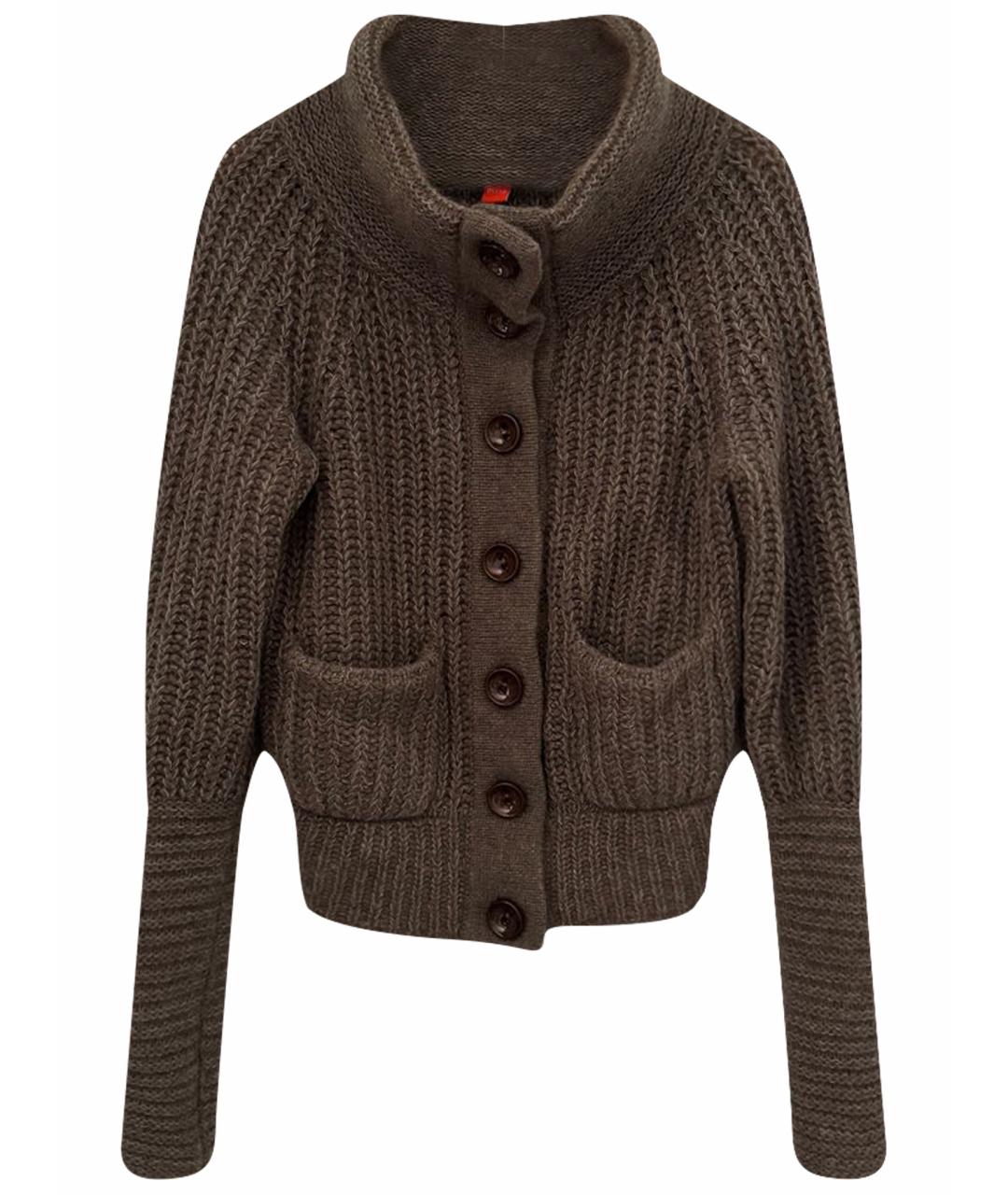 HUGO BOSS Коричневый хлопковый кардиган, фото 1