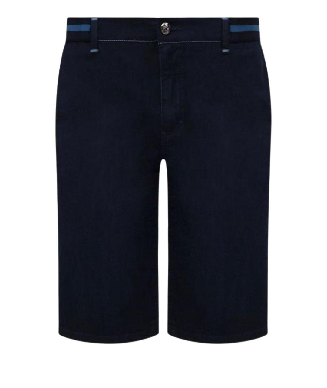 ZILLI Темно-синие хлопковые шорты, фото 1