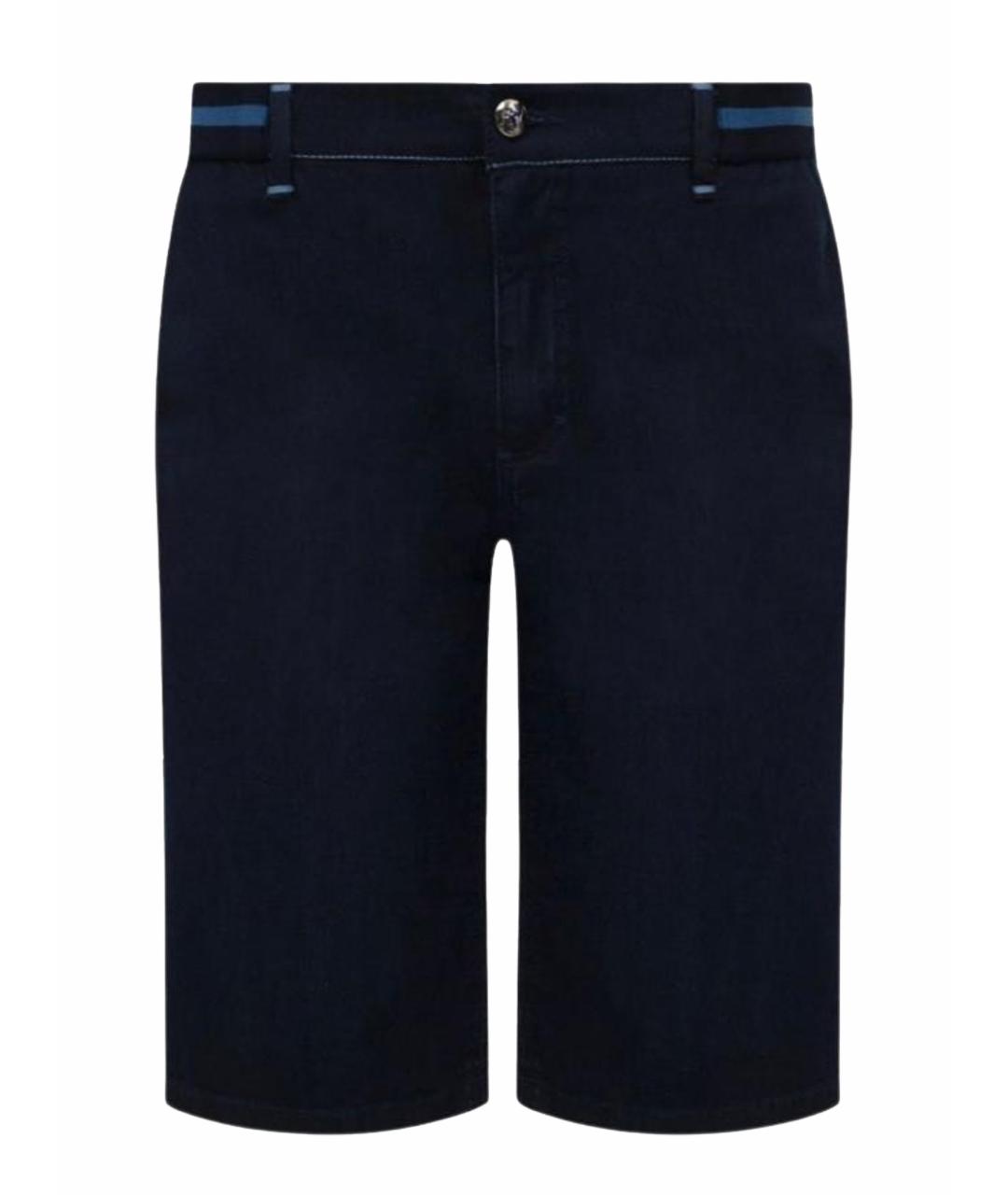 ZILLI Темно-синие хлопковые шорты, фото 1