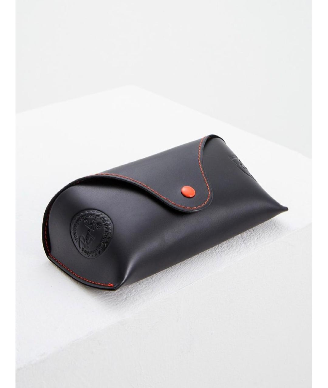 RAY BAN Красные металлические солнцезащитные очки, фото 5