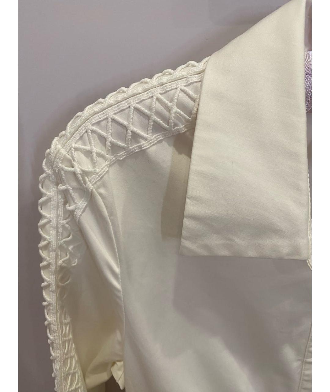 FENDI Белое хлопковое повседневное платье, фото 4