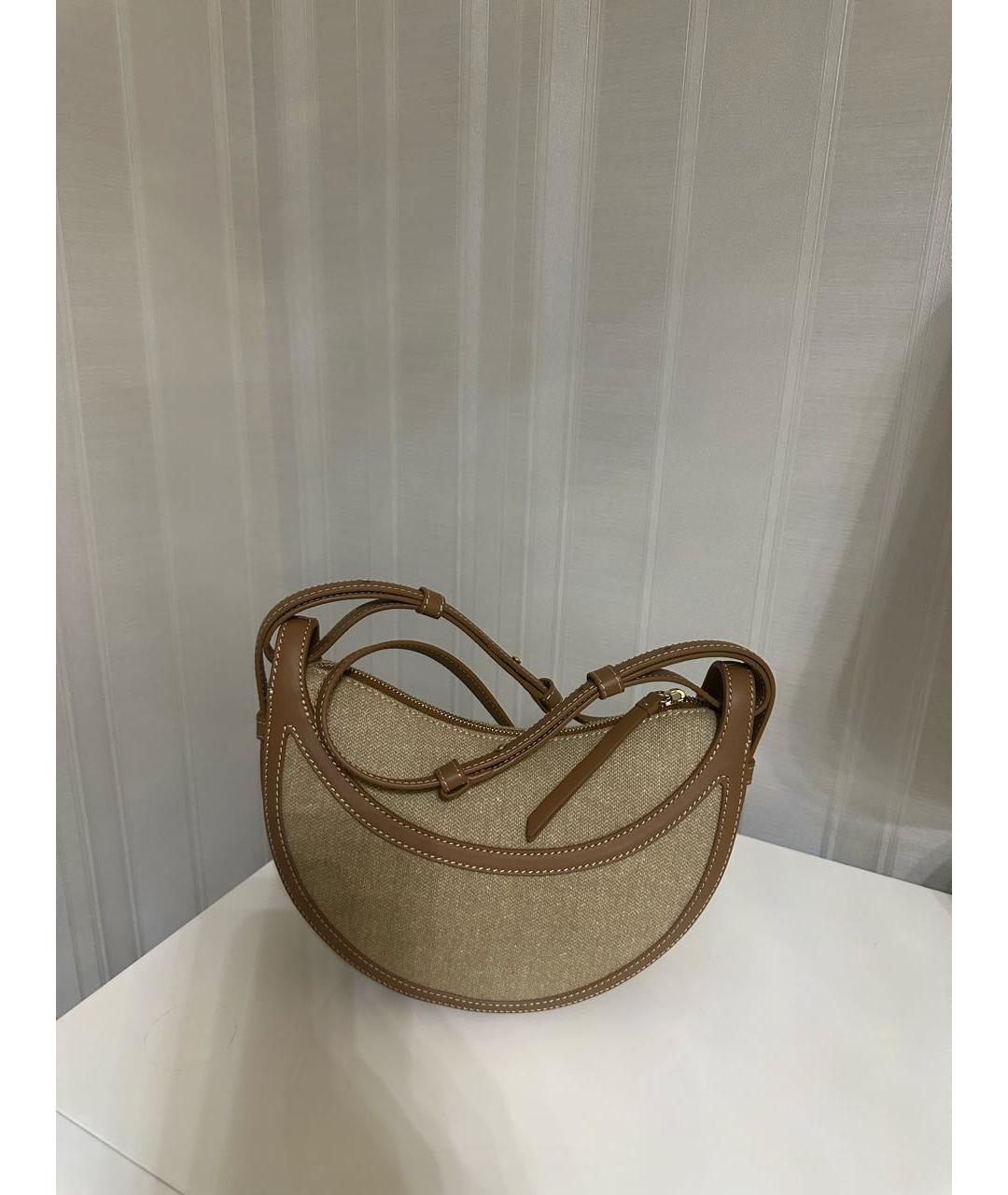 POLENE Бежевая сумка через плечо, фото 3