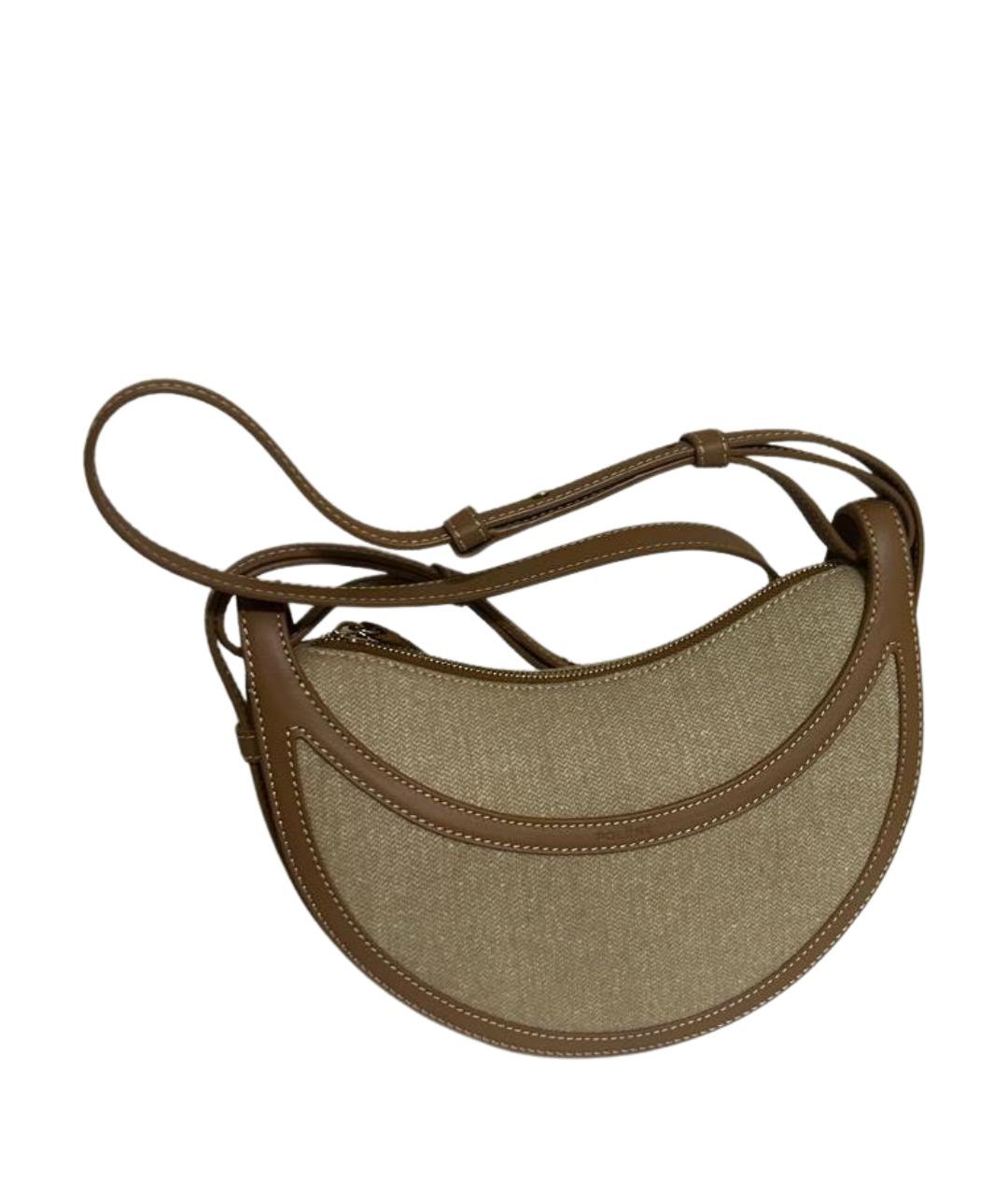 POLENE Бежевая сумка через плечо, фото 1