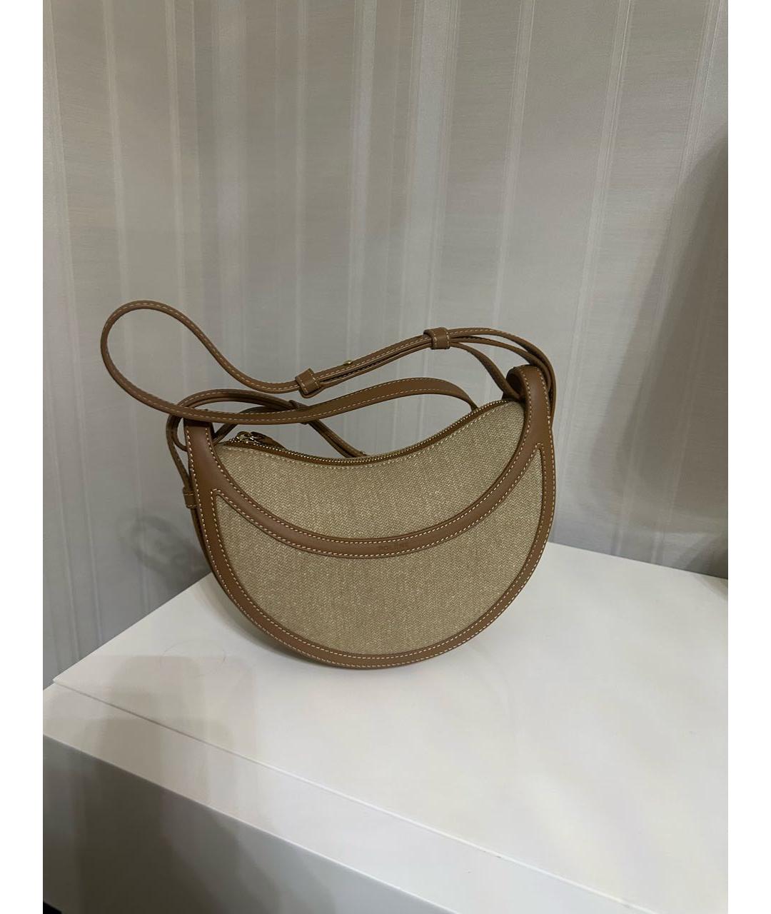 POLENE Бежевая сумка через плечо, фото 5