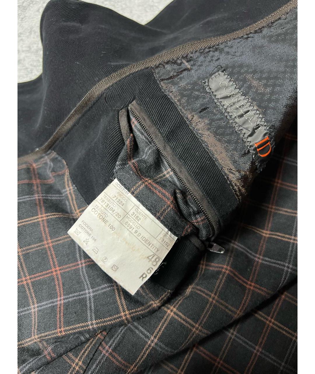 CORNELIANI Черный хлопковый пиджак, фото 7