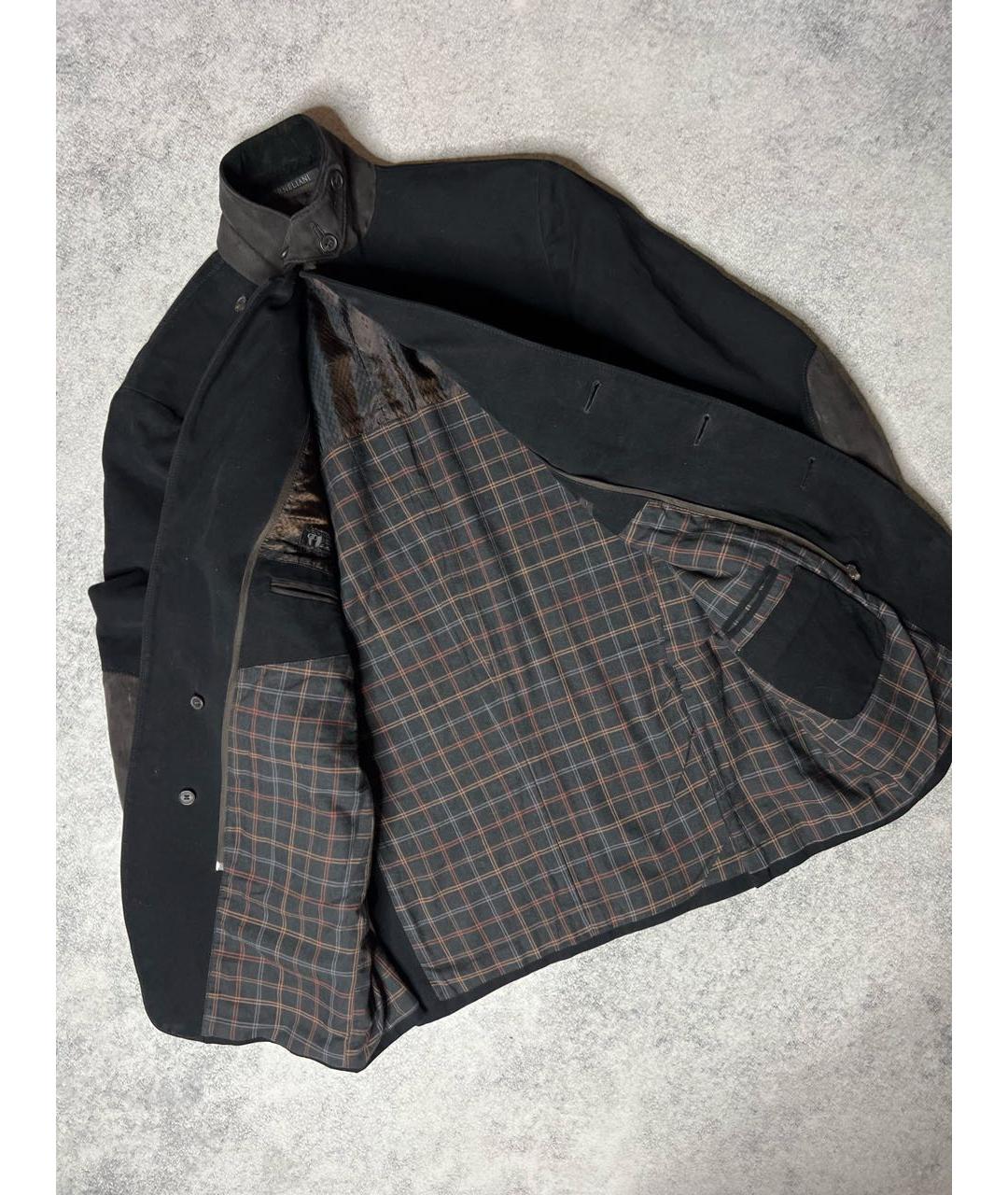 CORNELIANI Черный хлопковый пиджак, фото 3