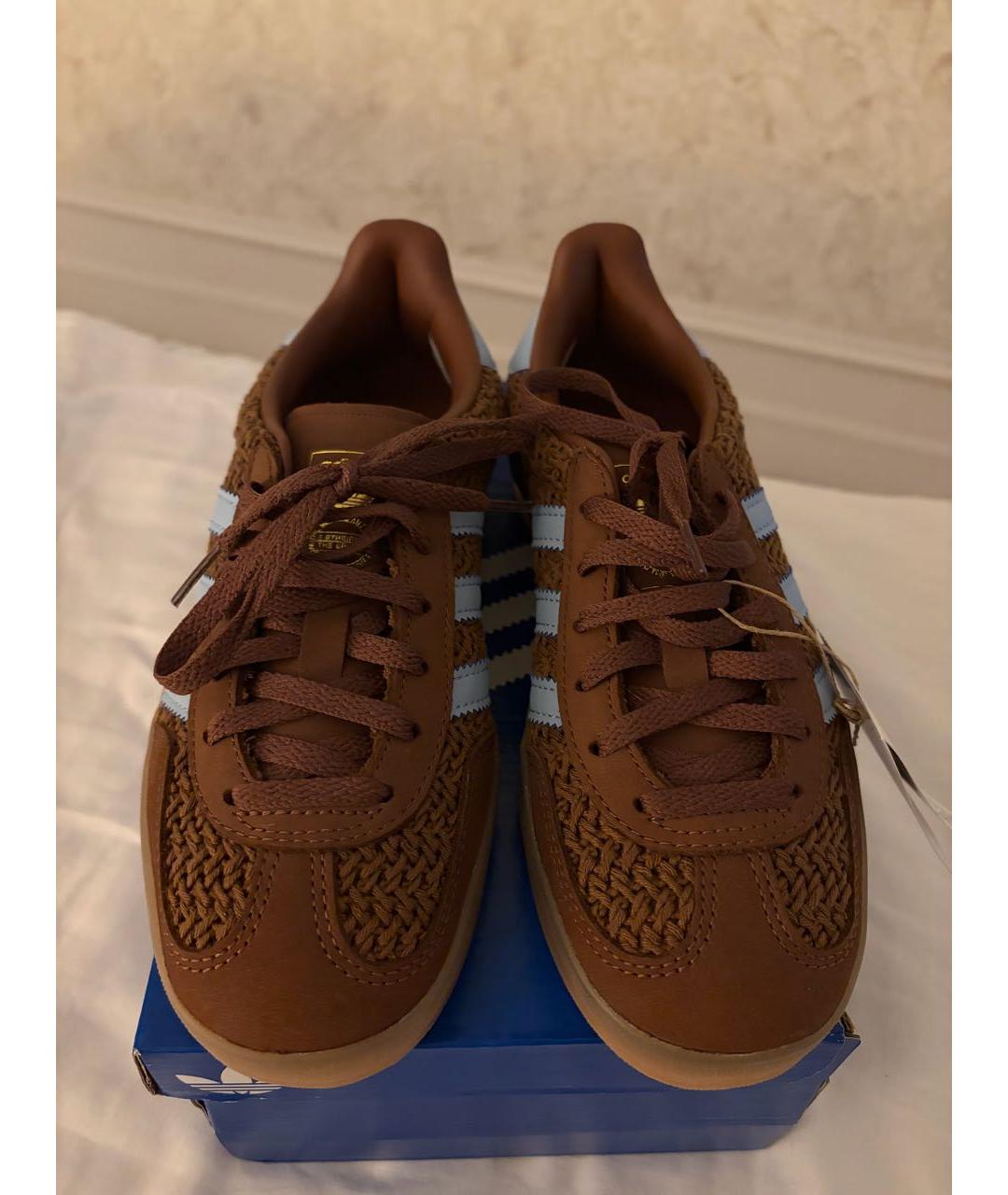 ADIDAS Коричневые кеды, фото 2