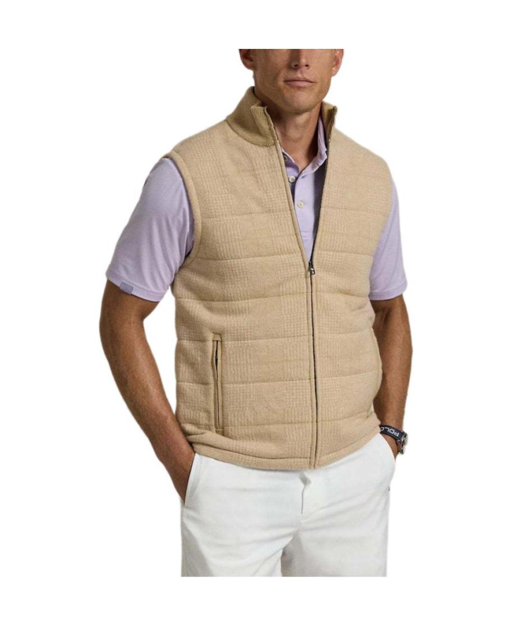 POLO RALPH LAUREN Бежевый жилет, фото 2