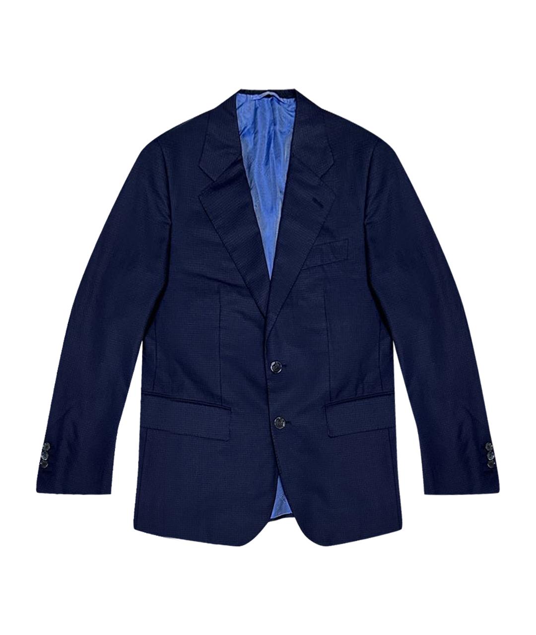 STEFANO RICCI Темно-синий пиджак, фото 1