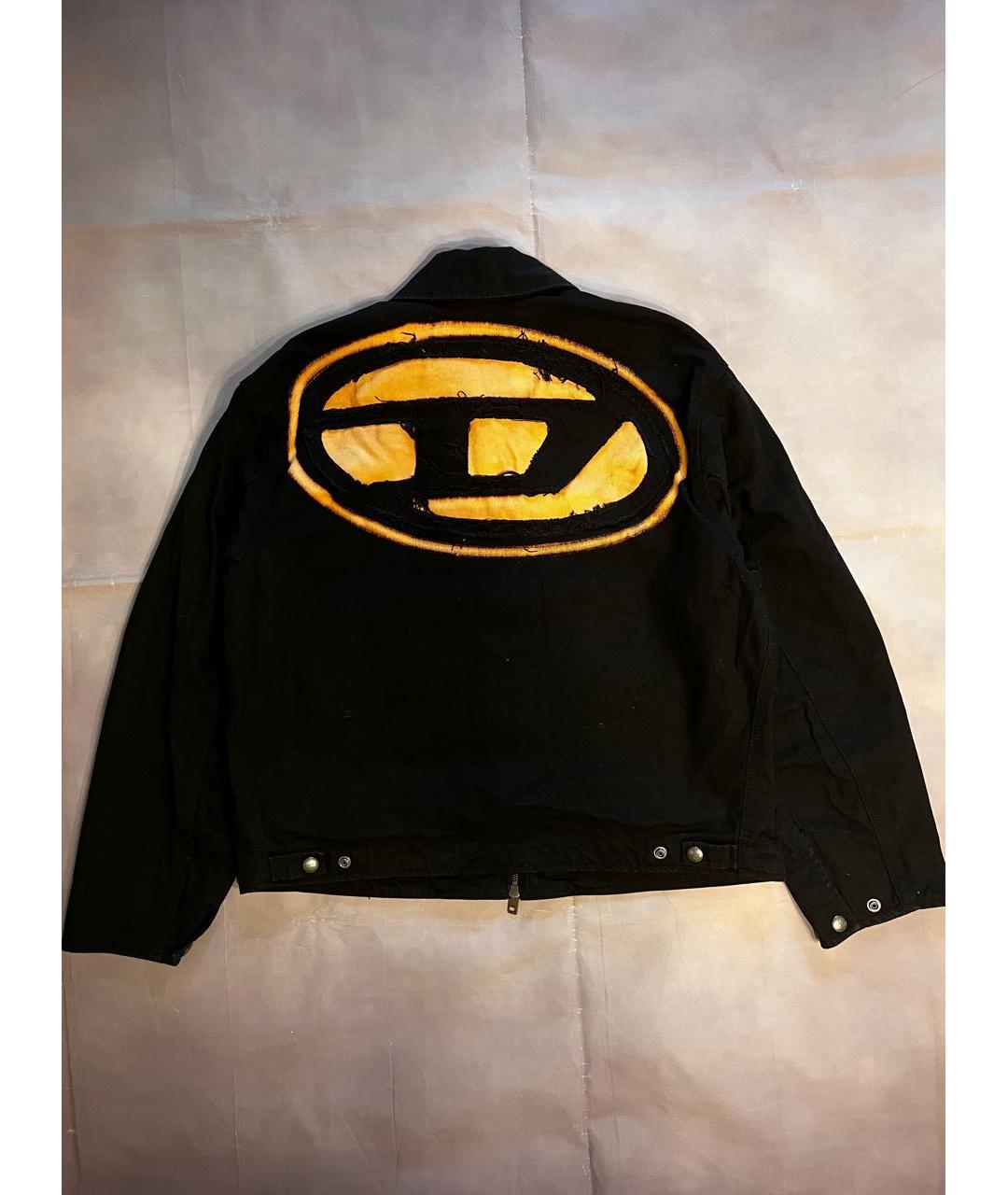 DIESEL Черная хлопковая куртка, фото 2