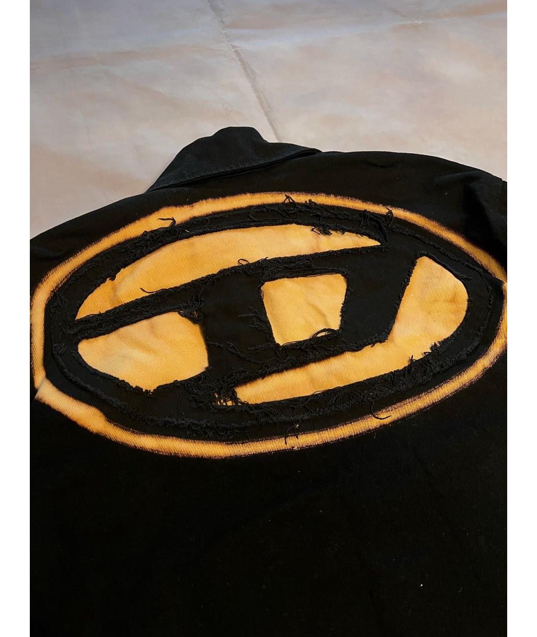 DIESEL Черная хлопковая куртка, фото 3