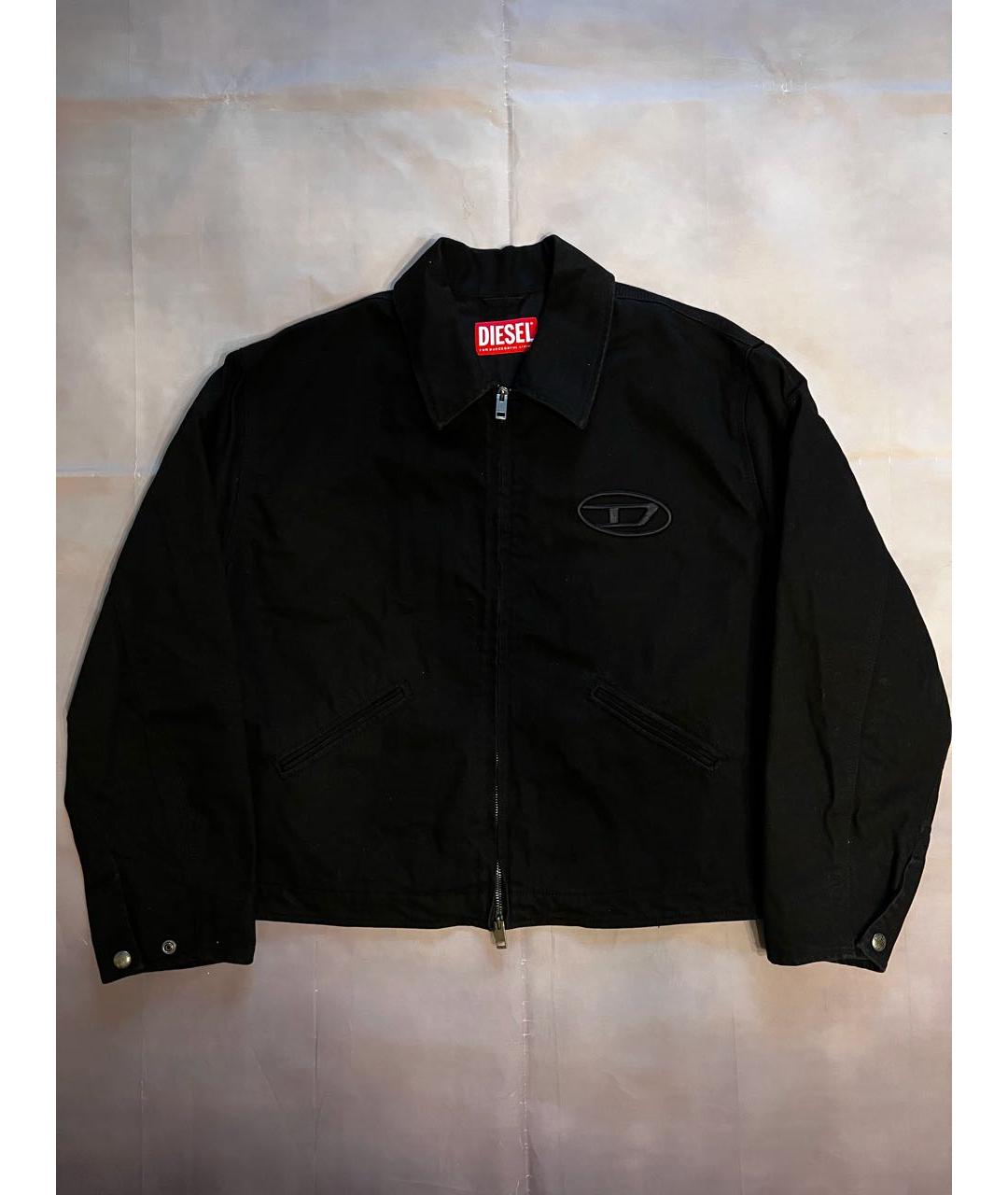 DIESEL Черная хлопковая куртка, фото 7