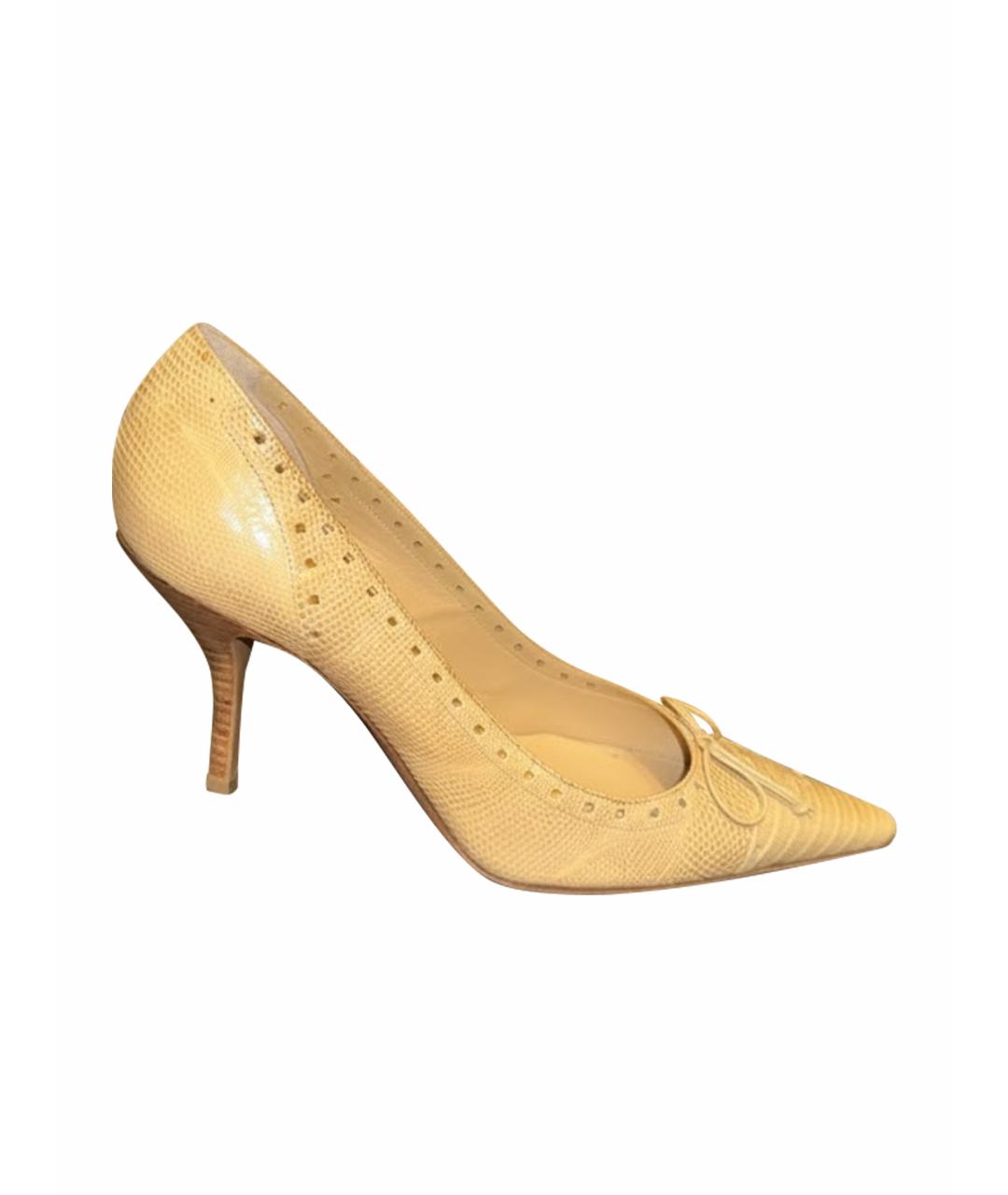 CHANEL Бежевые туфли, фото 1