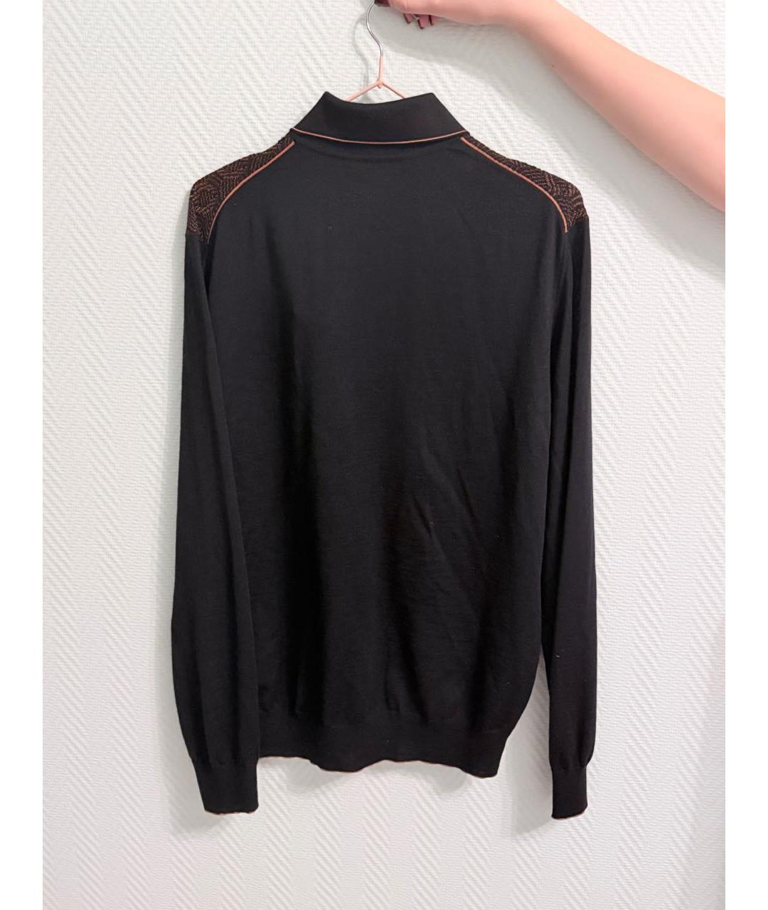 STEFANO RICCI Коричневый шерстяной джемпер / свитер, фото 2