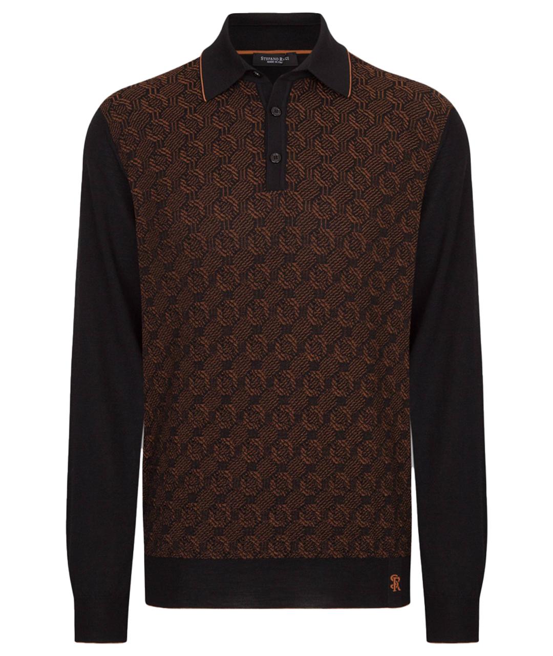 STEFANO RICCI Коричневый шерстяной джемпер / свитер, фото 1