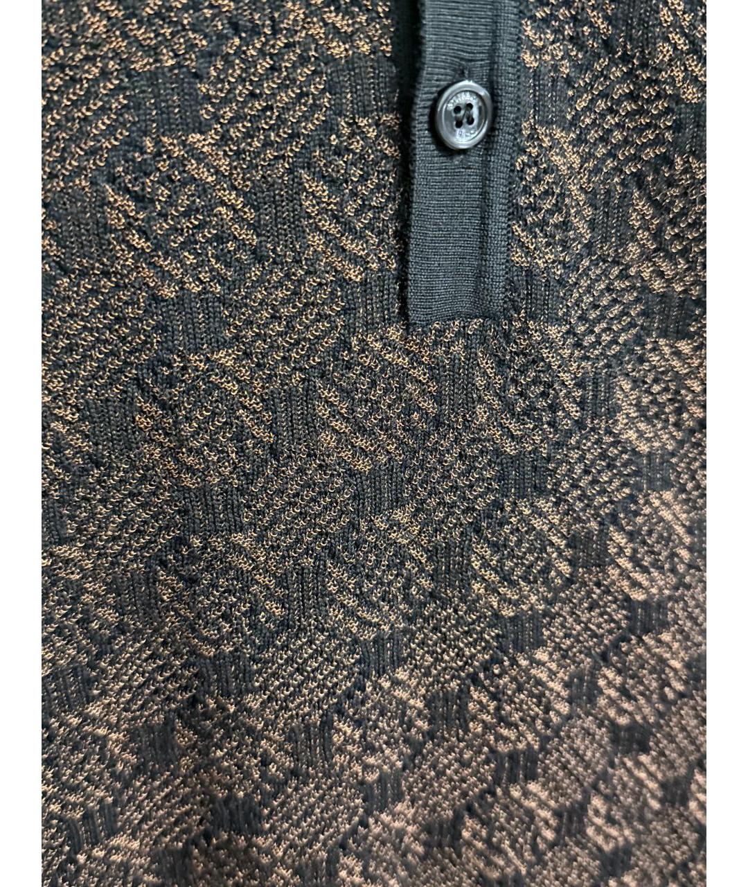 STEFANO RICCI Коричневый шерстяной джемпер / свитер, фото 4