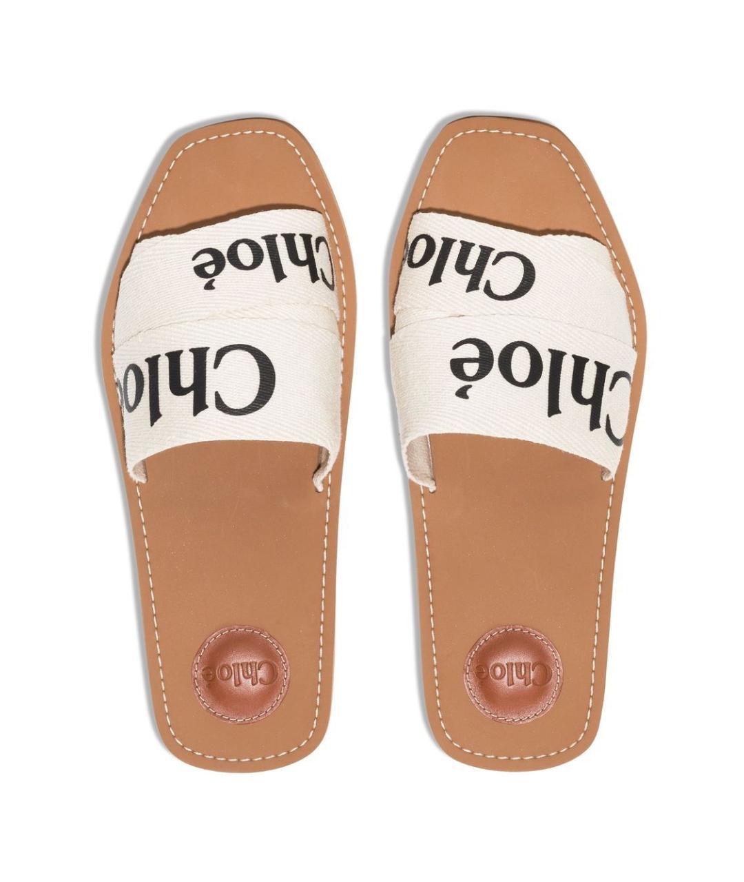 CHLOE Белые сандалии, фото 2