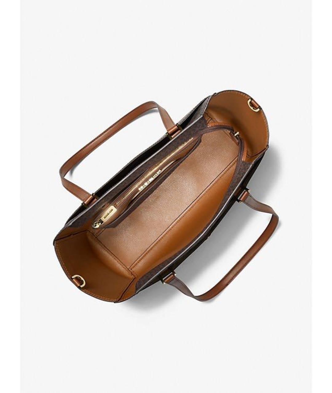MICHAEL KORS Коричневая сумка тоут, фото 3