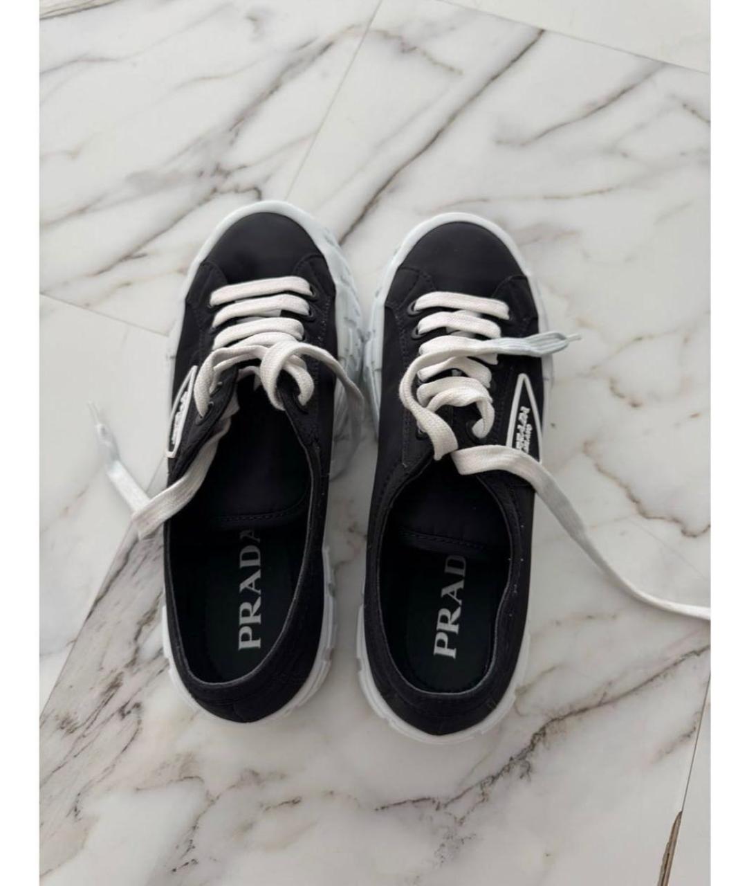PRADA Черные кеды, фото 3