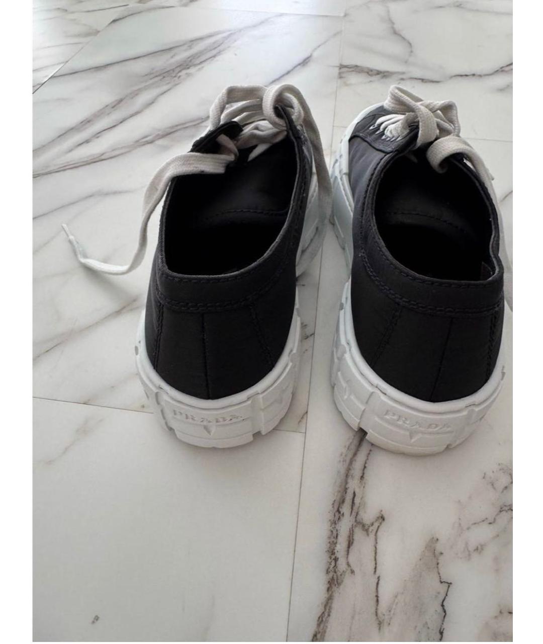 PRADA Черные кеды, фото 4