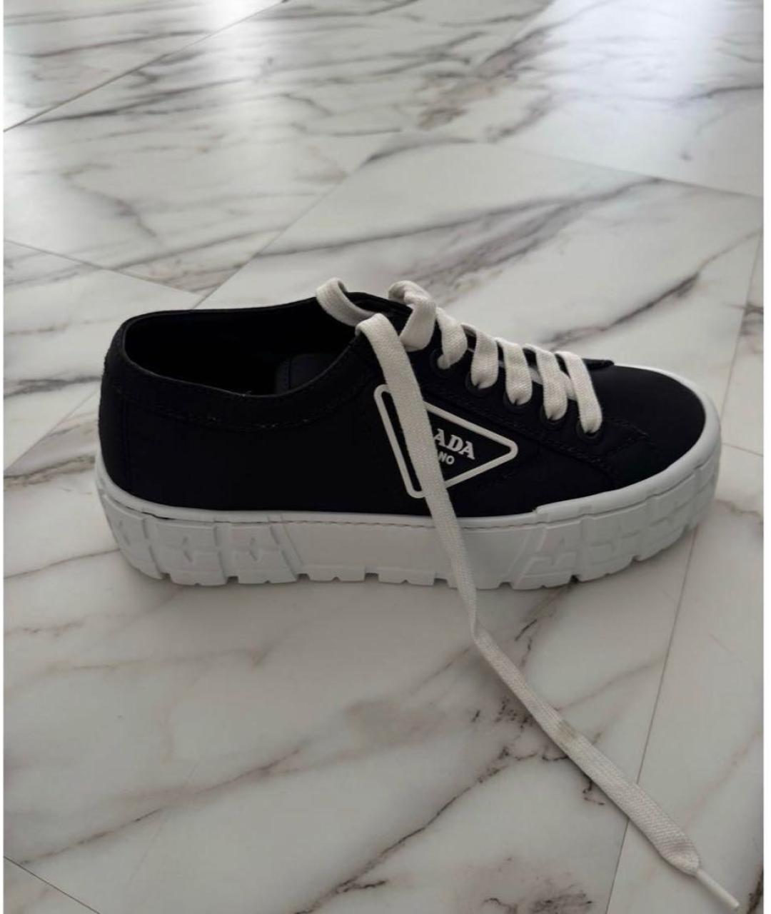 PRADA Черные кеды, фото 5