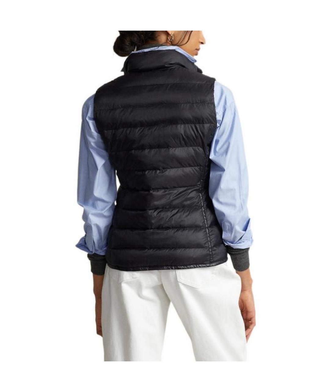 POLO RALPH LAUREN Черный полиамидовый жилет, фото 4