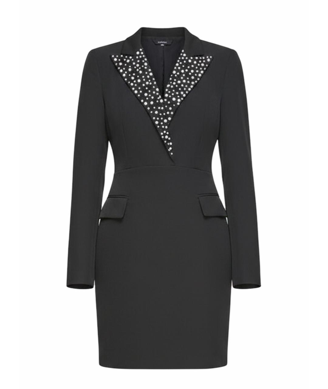 KARL LAGERFELD Черное полиэстеровое коктейльное платье, фото 1