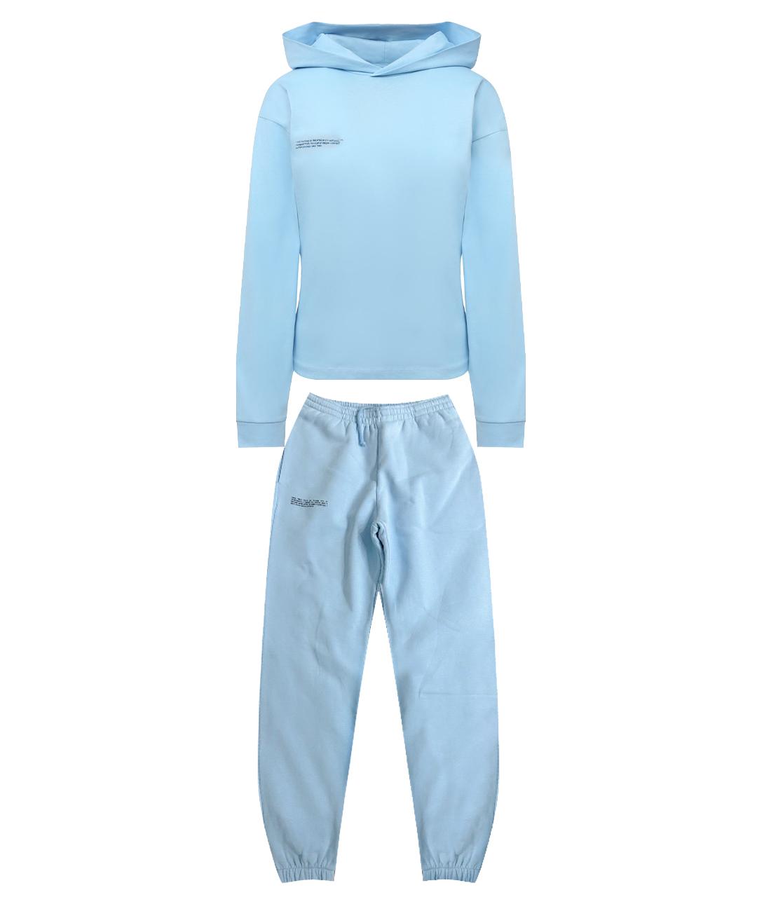 THE PANGAIA Голубой хлопковый спортивные костюмы, фото 1