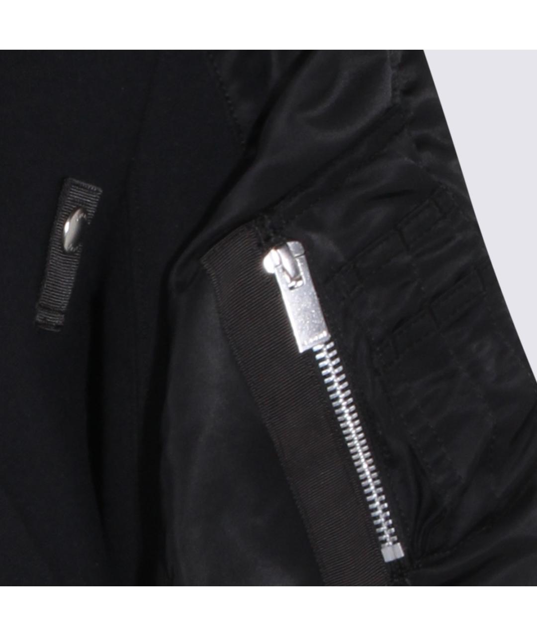 SACAI Черная хлопковая куртка, фото 3